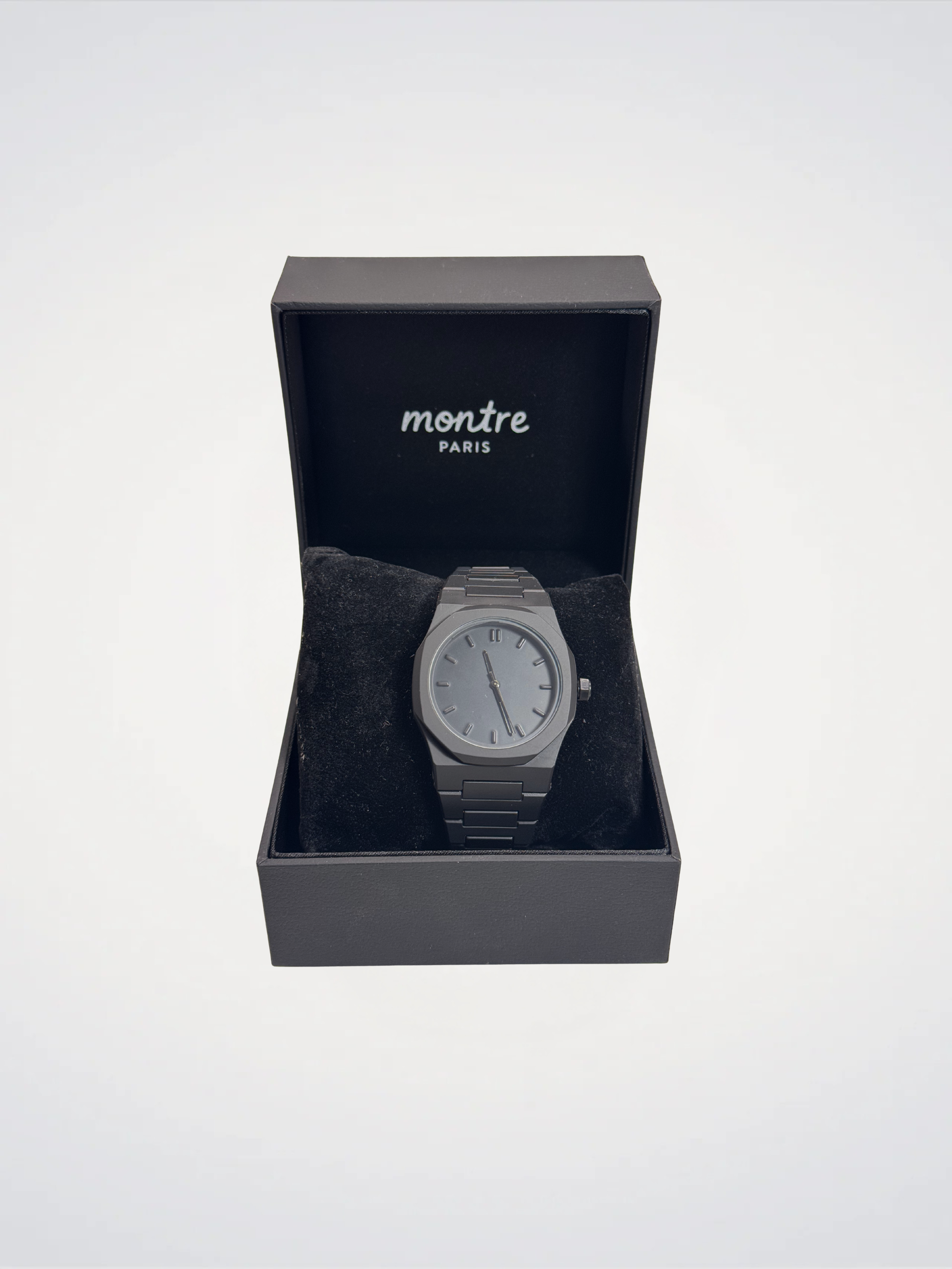 montre - mono noir