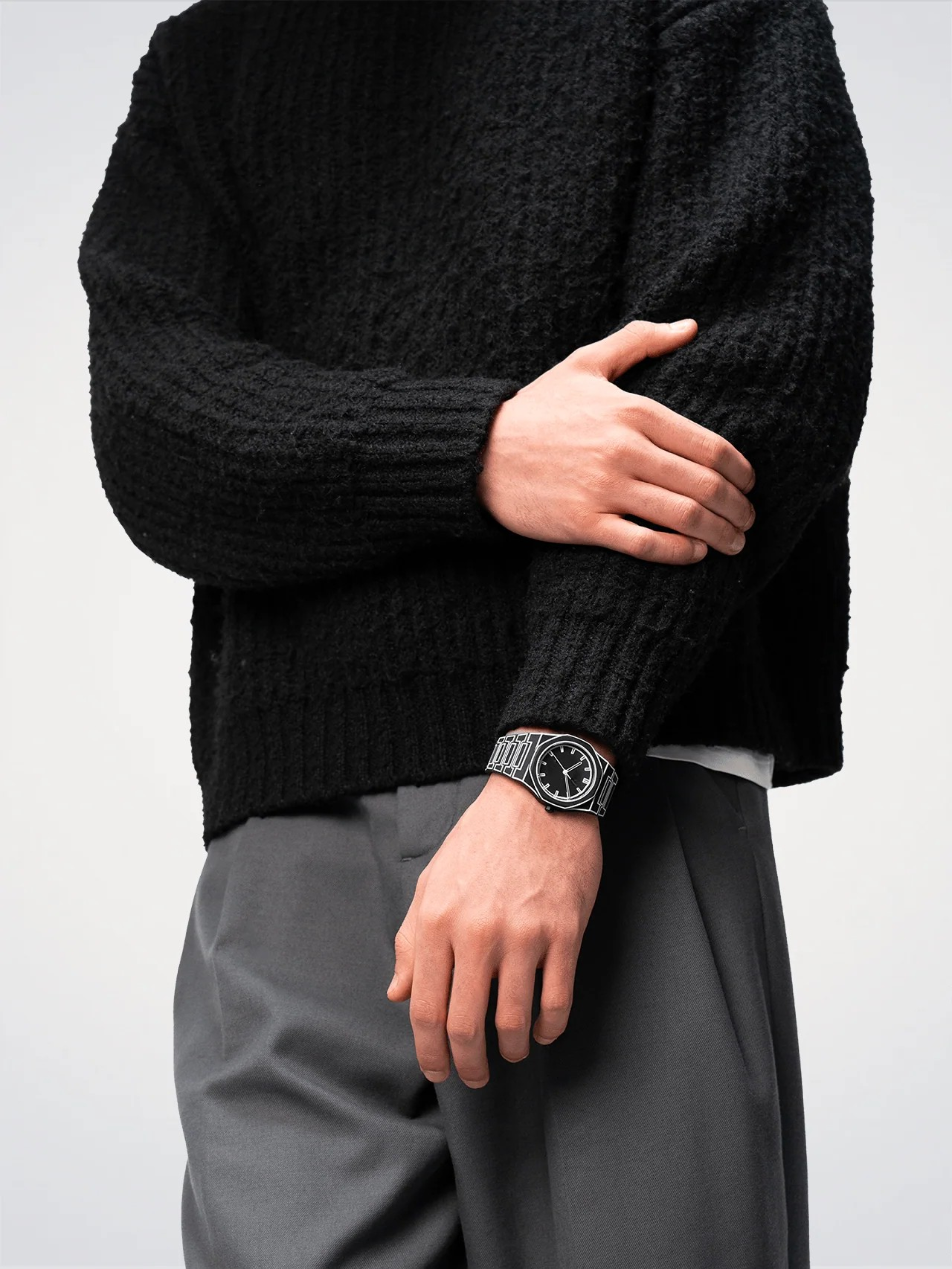 montre - sketch noir