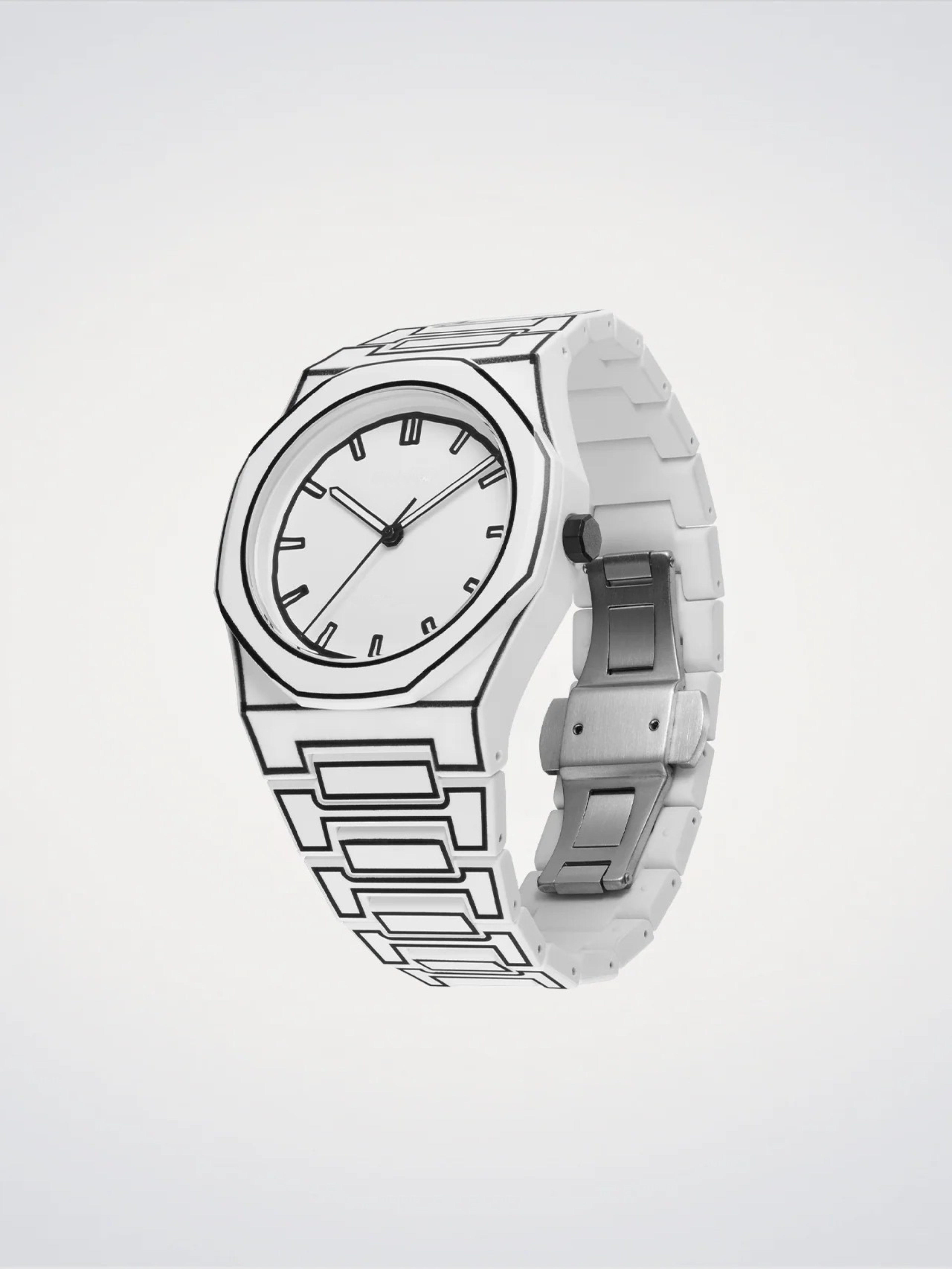 montre - sketch blanc