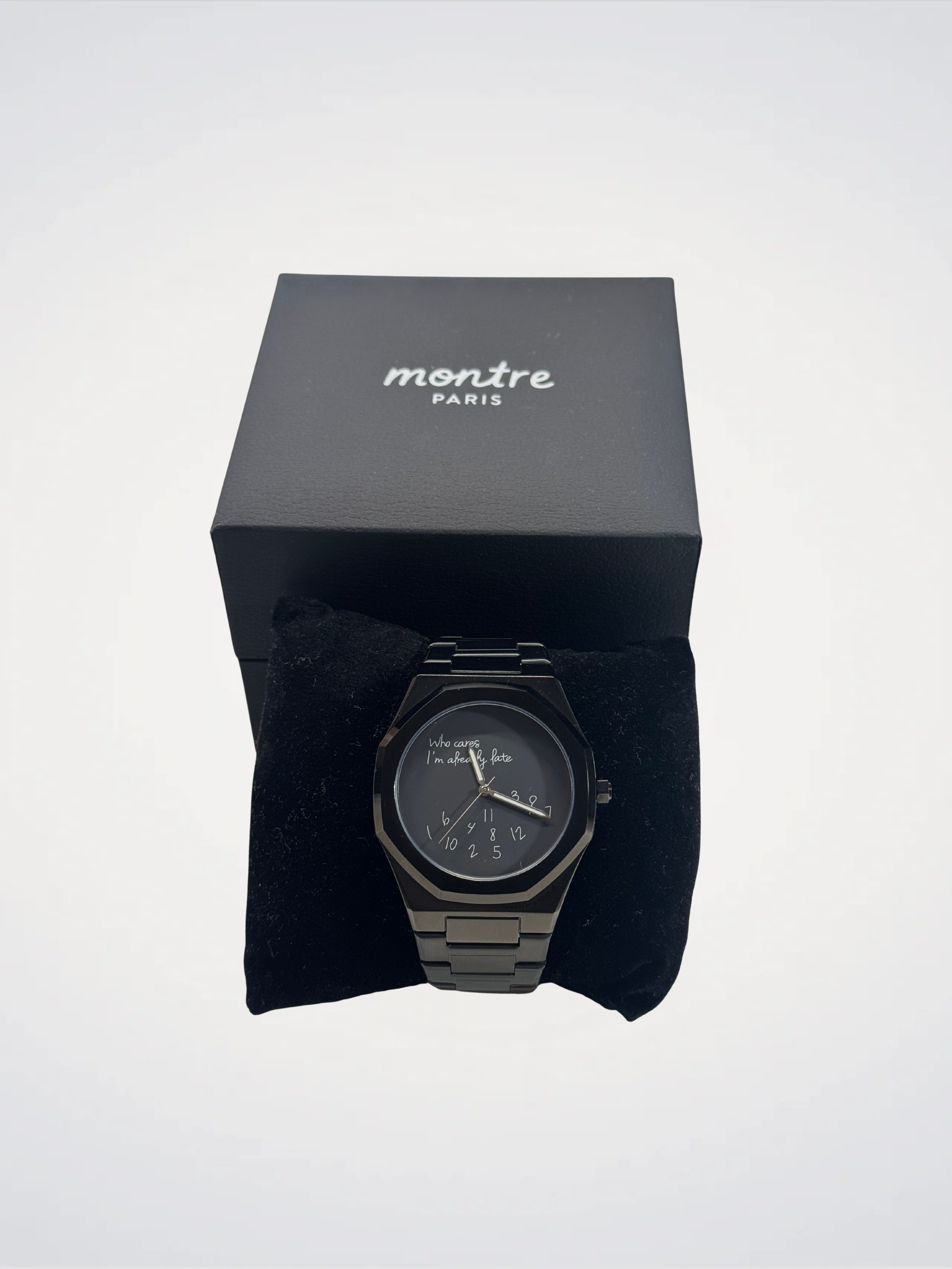 montre - timeless noir